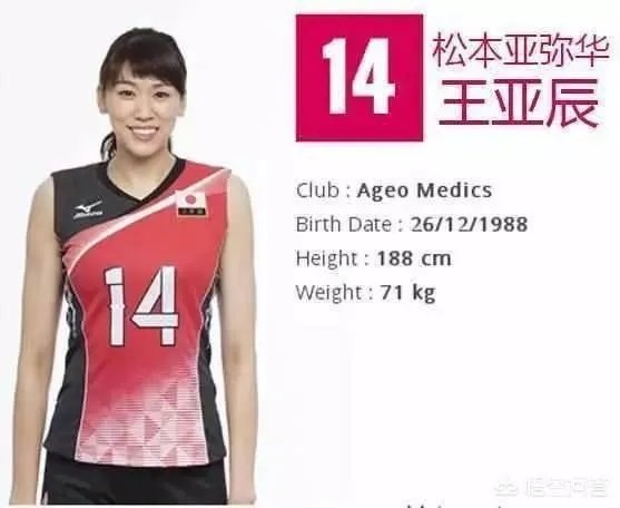 日本女排公布国家队大名单，为什么没有身高占优的王亚辰（松本亚弥华）？