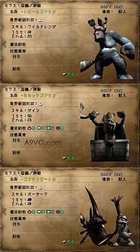 PSP《瓦尔哈拉骑士2》全怪物图鉴