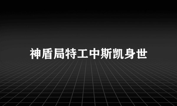神盾局特工中斯凯身世