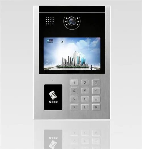 楼宇对讲机怎么开门