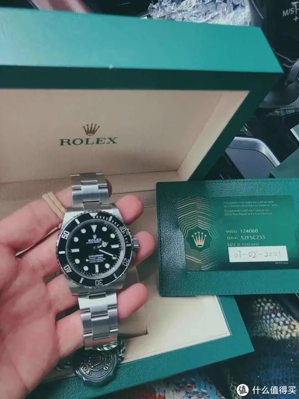 劳力士新款无历黑水鬼124060开箱（伪）