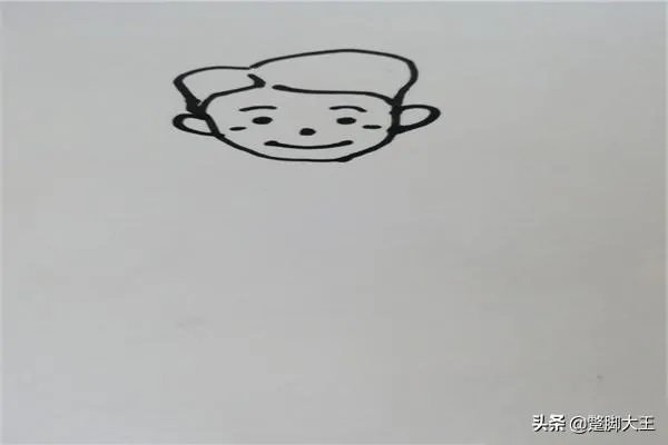 父亲节怎么画可爱的父亲卡通简笔画？