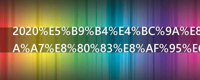 2020年会计初级考试时间