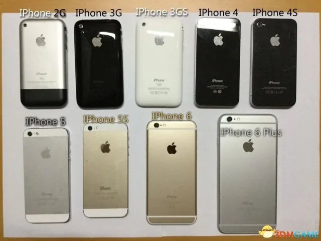iPhone 6S要来了 历代iPhone主界面和外形回顾