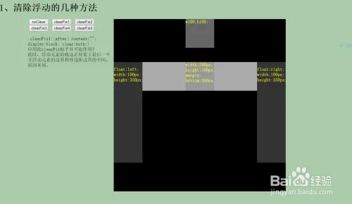 清除浮动的三种方法