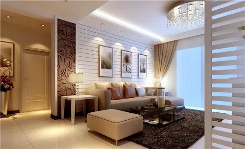 现代简约风格装修图片欣赏 90平现代简约三居室装修样板间