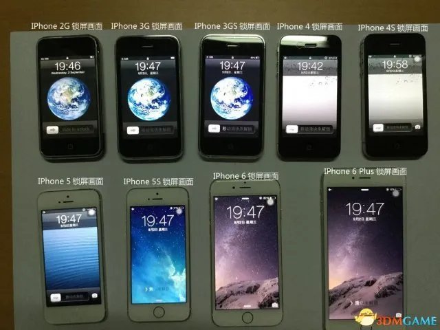 iPhone 6S要来了 历代iPhone主界面和外形回顾