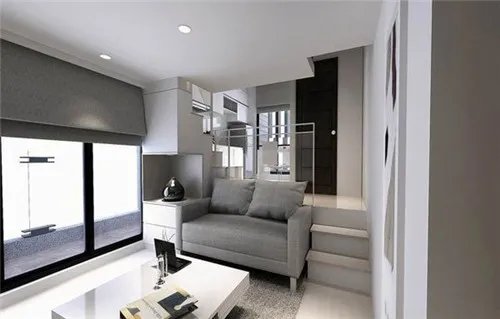 现代简约风格装修图片欣赏 90平现代简约三居室装修样板间