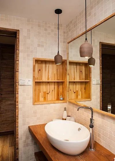 卫生间装修新宠儿 马赛克贴出百变背景墙