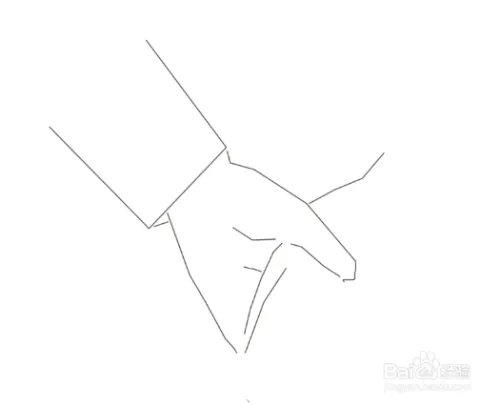 父亲节图片大手牵小手背影简笔画