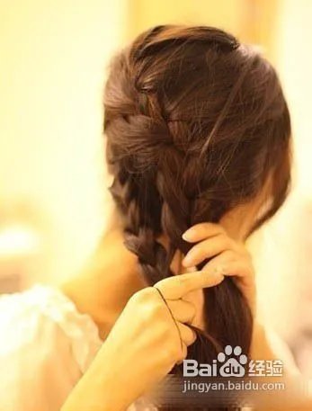韩式麻花辫怎么编侧边麻花辫扎法图解