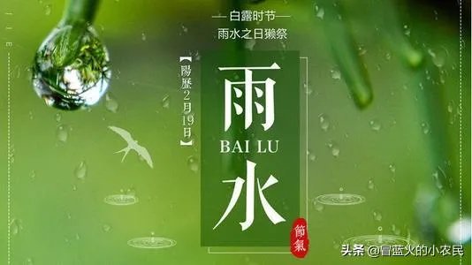 雨水落雨三大碗 大河小河都要满 说的是哪个季节