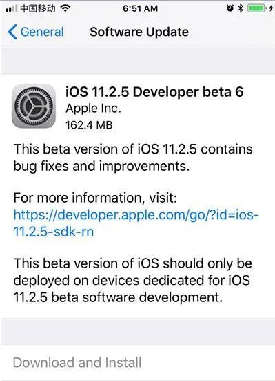 ios11.2.5 beta6怎么样？