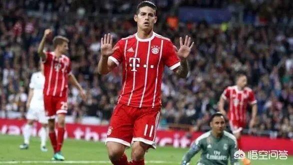 皇马和拜仁欧冠次回合比赛中，怎么解读J罗进球后的动作？