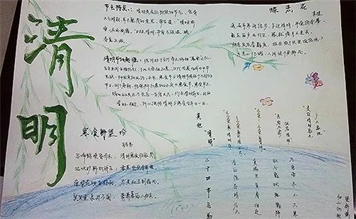 2020清明祭英烈手抄报图片大全_学生致敬英雄手抄报精选