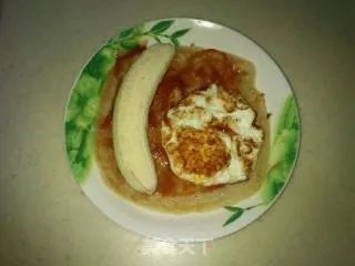 香蕉鸡蛋手抓饼