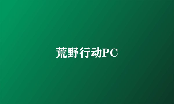 荒野行动PC