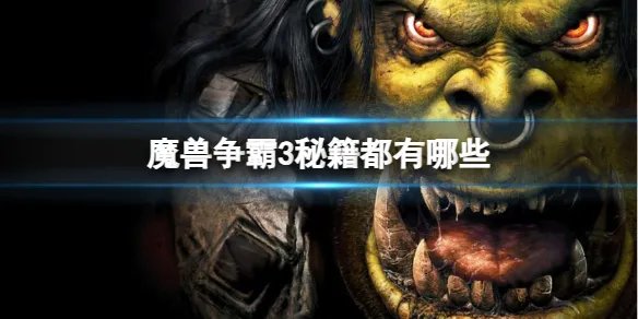 《魔兽争霸3》秘籍大全