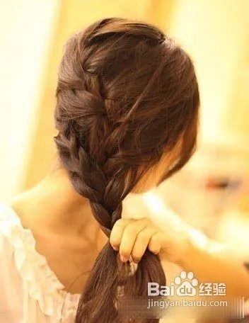 韩式麻花辫怎么编侧边麻花辫扎法图解