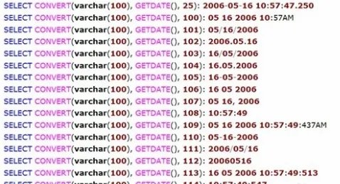 SQL中的CONVERT函数的用法是什么?