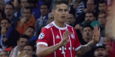 皇马和拜仁欧冠次回合比赛中，怎么解读J罗进球后的动作？