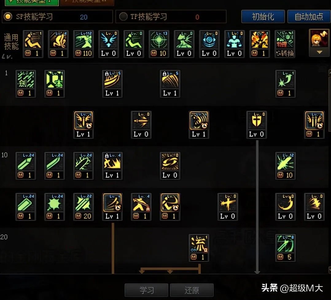 地下城剑魂加点技能（DNF110级剑魂刷图加点推荐）