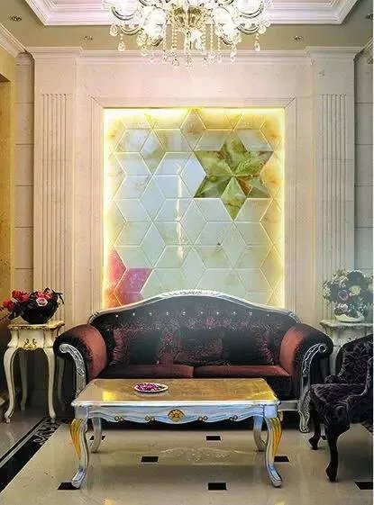 玉石背景墙装饰欣赏