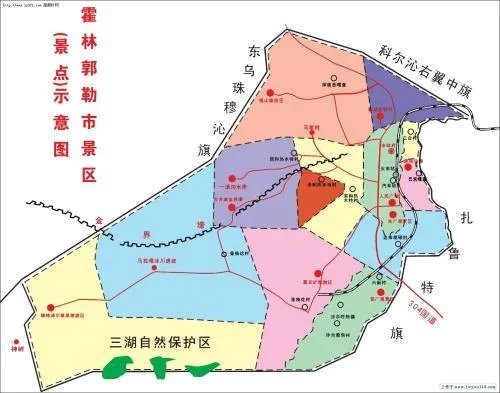 霍林河地图？