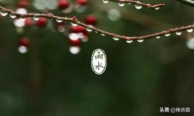 雨水落雨三大碗 大河小河都要满 说的是哪个季节
