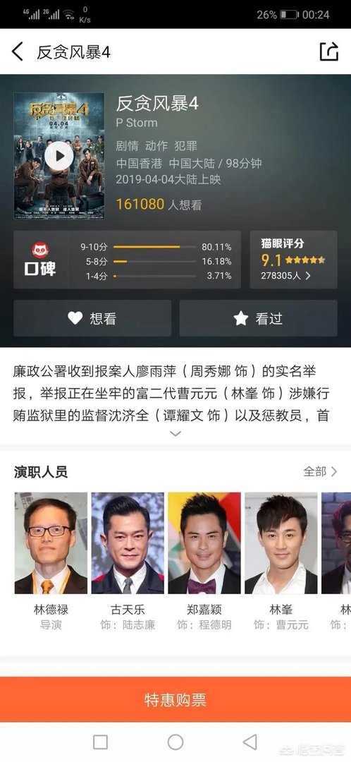 张北县电影院今天有什么电影？