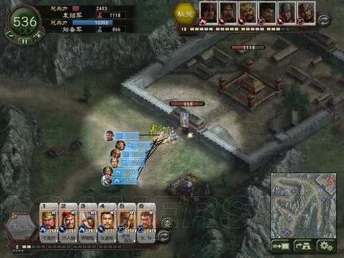 《三国志12》经验分享之攻城