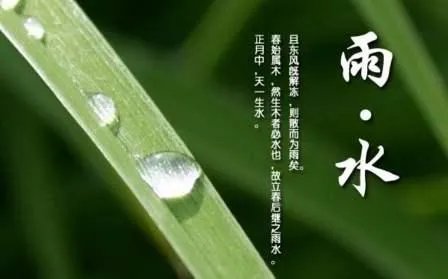 雨水落雨三大碗 大河小河都要满 说的是哪个季节