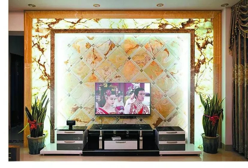 玉石背景墙装饰欣赏