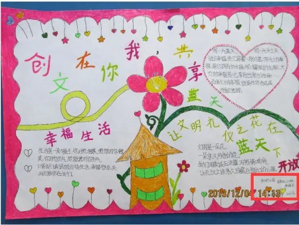 手抄报作者的名字该写在哪