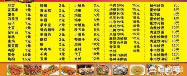 烧烤店一般是怎样给食品定价格的？
