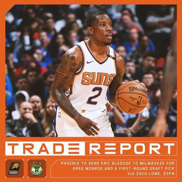 太阳将布莱索交易至雄鹿得到门罗和选秀权，如何评价这个交易？