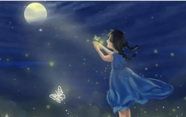 夏天的夜晚十分美妙不...不...好像，写句话？仿照句