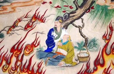 春秋时期的介子推以忠孝文明为纪念他而得名的地方是