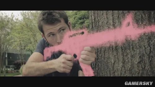 碉堡了！国外真人版CS《粉笔战争》短片欣赏