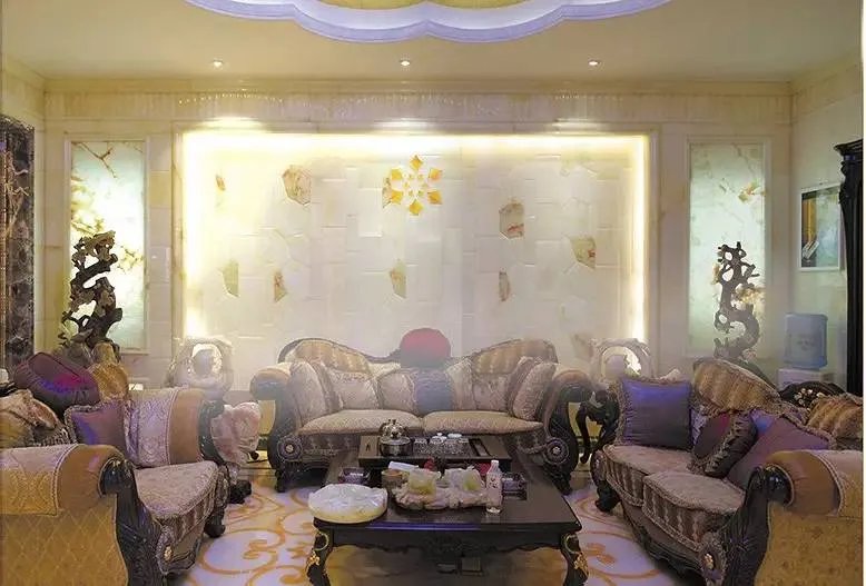 玉石背景墙装饰欣赏